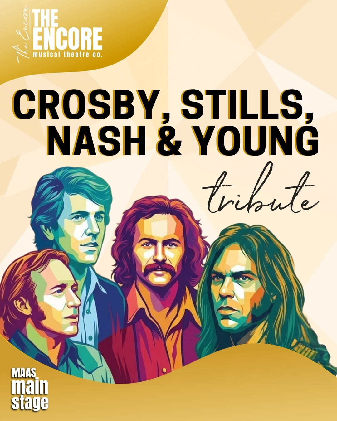 Crosby Stills Nash Young Poster